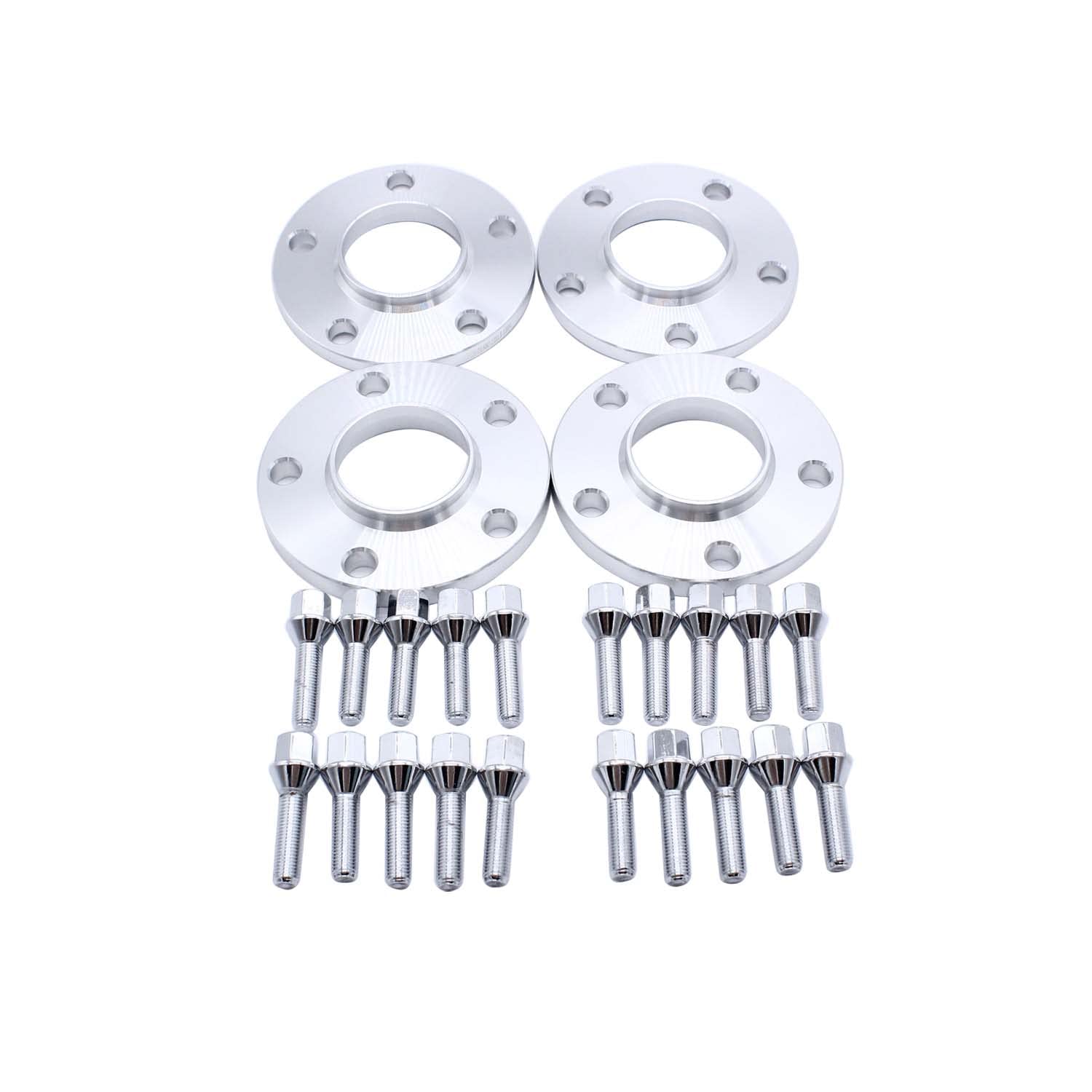 4 pcs/set 12mm & 15mm Thickness 5x120 PCD Hub Centric Wheel Spacers M12x1.5 Adaptors Centre Bore 72.6mm Compatible with BMW 3 Series M3 E30, E36, E46, E90, E91, E92, E93