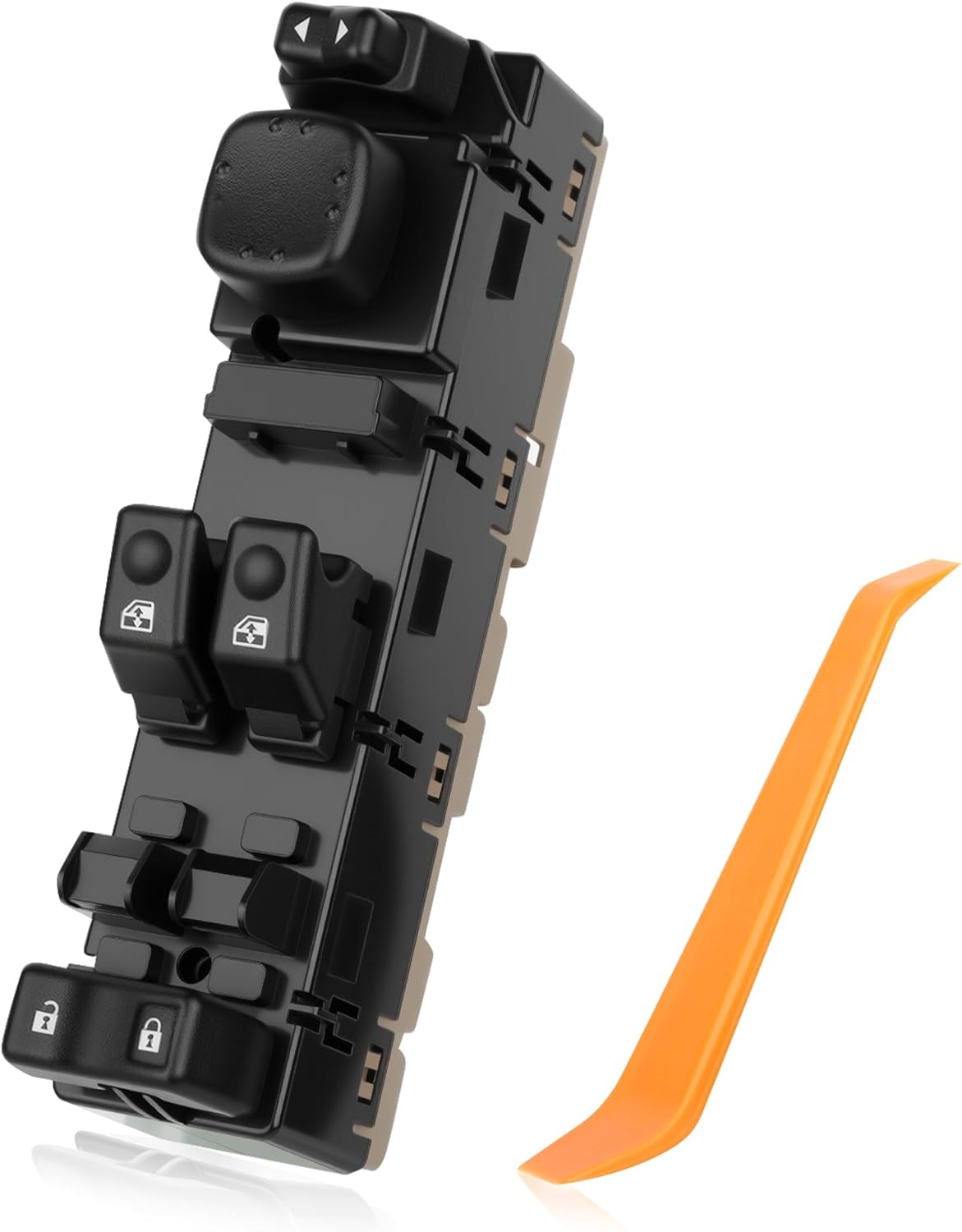 15883318 15181222 15195299 Master Power Window Switch&Bezel Left Front Driver Side for Chevrolet Silverado 2003 2004 2005 2006 2007 for GMC Sierra 2003-2007 Master Window Button Control Switch