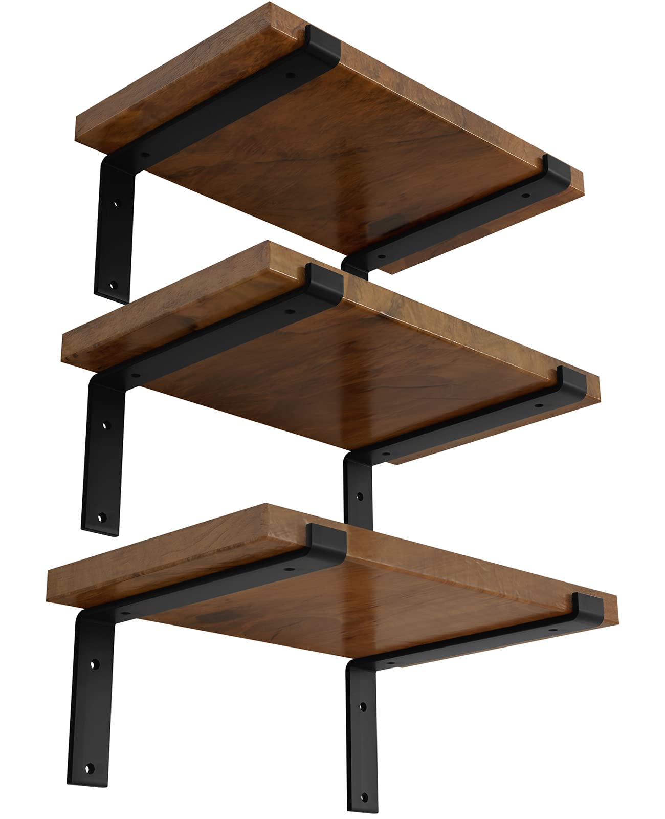 Buy LEOPO 12 inch Shelf Bracket for DIY Floating Shelf, 1/5 inch Thick