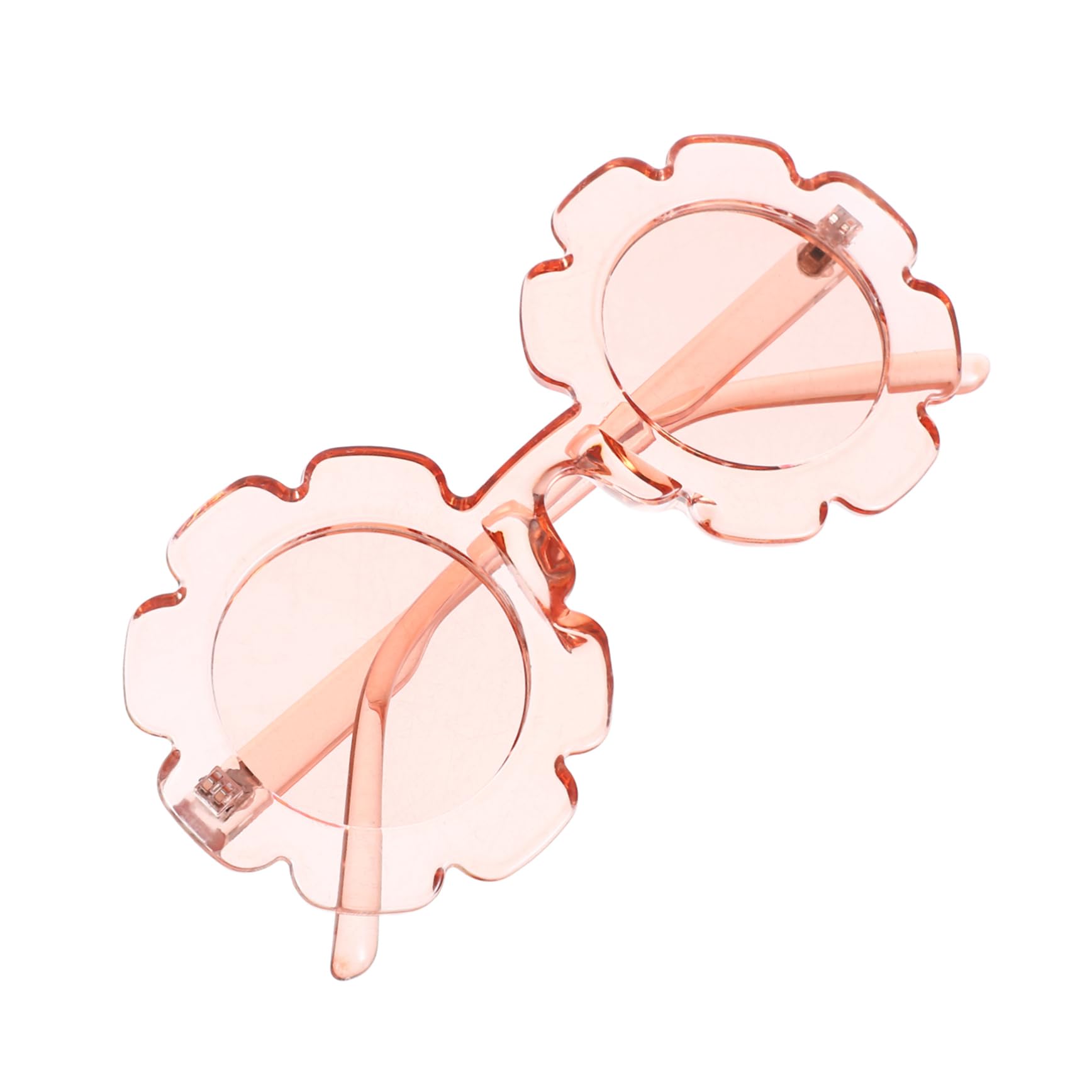 BESPORTBLE 1Pc Transparent Frame Sunglasses Adorable Sunflower Design for Durable and Safe Pink Sun Glasses for Outdoor Fun for Boys