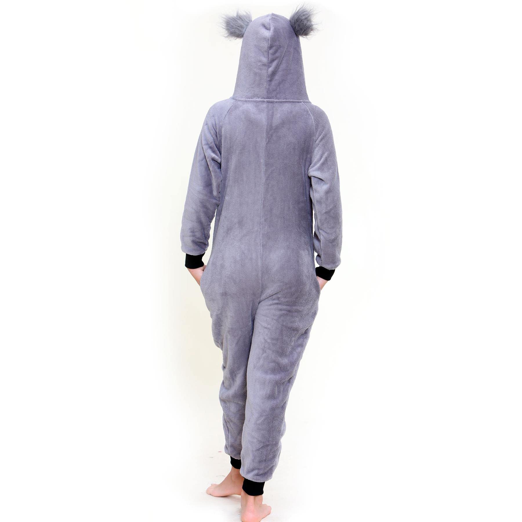 Koala Kostium Dziecięcy Kaptur Zwierzęcy Piżama Jednoczęściowy Cosplay Wszystko w Jednym Wiek 2-13 lat
