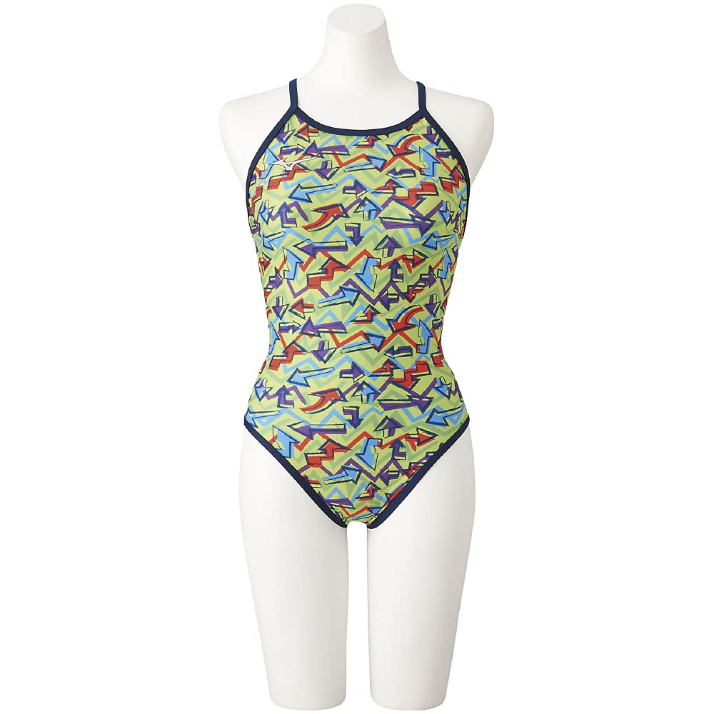 MIZUNO(ミズノ) スイム 水泳 フィットネス 水着 ジム用 ガールズ エクサースーツ ミディアムカット N2MA1965 37 ライム サイズ 140 Amazon.co.jp: MIZUNO(ミズノ) スイム 水泳 フィットネス 水着 ジム用