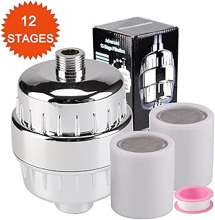 Neady 12-Stage Shower Water Filter with Replacement Cartridges Shower Head Water softener -High-Output Universal Shower Head Water Filter Dramatically Purifies Your Water & Revitalizes Your Bod - coolthings.us