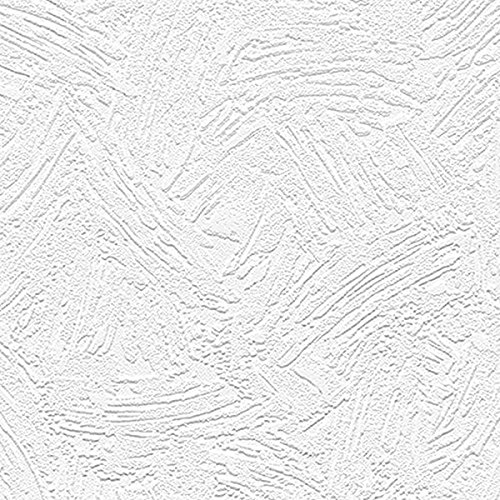 White Textured Vinyl Paintable Wallpaper Roll