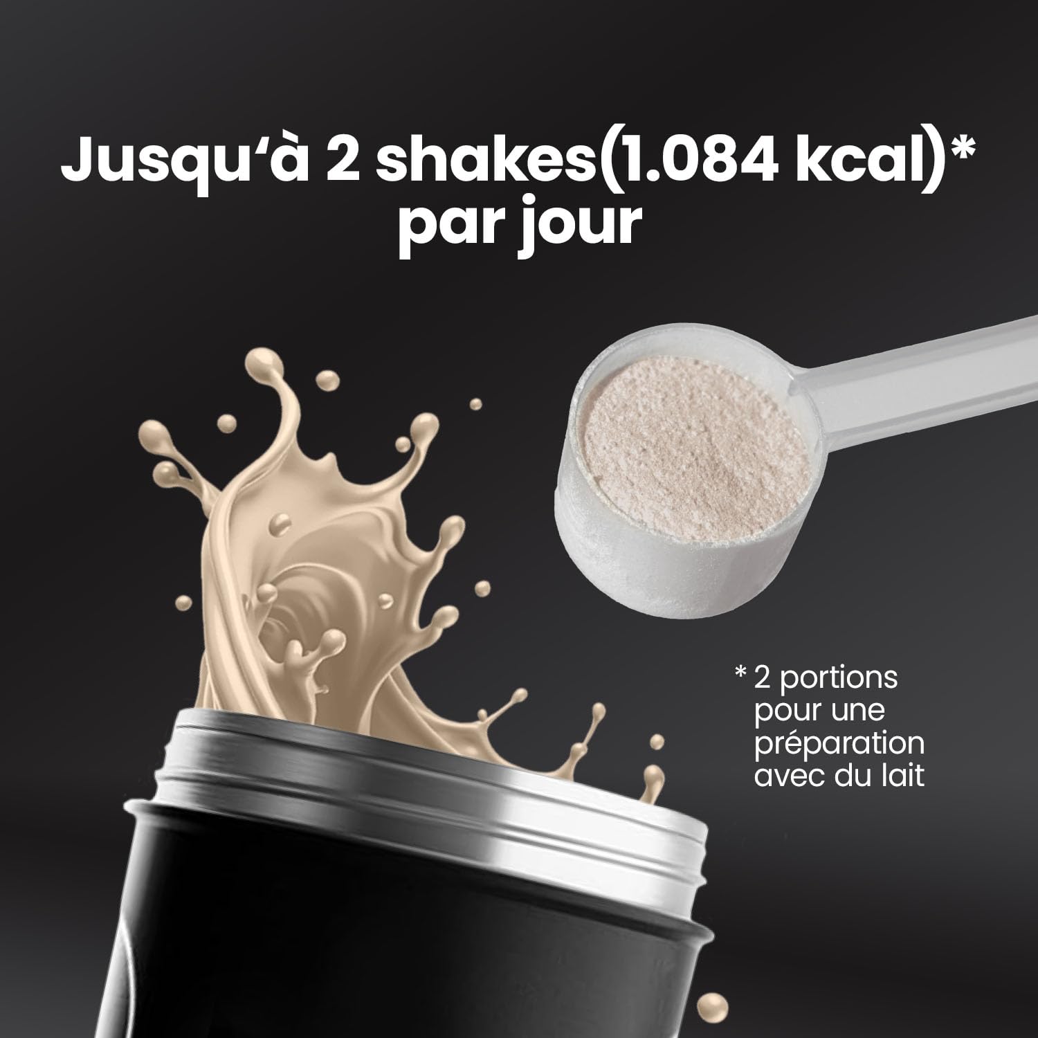 Mammut Nutrition – Crash 5000 Weight Gainer 4,5 kg Cookies – Mass Gainer 80% glucides dextrose maltodextrine – 4 protéines + créatine – Prise de masse musculaire 518 kcal