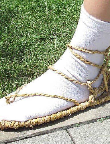 FW@ Bleach Straw Sandals Cosplay Shoes , female , 40