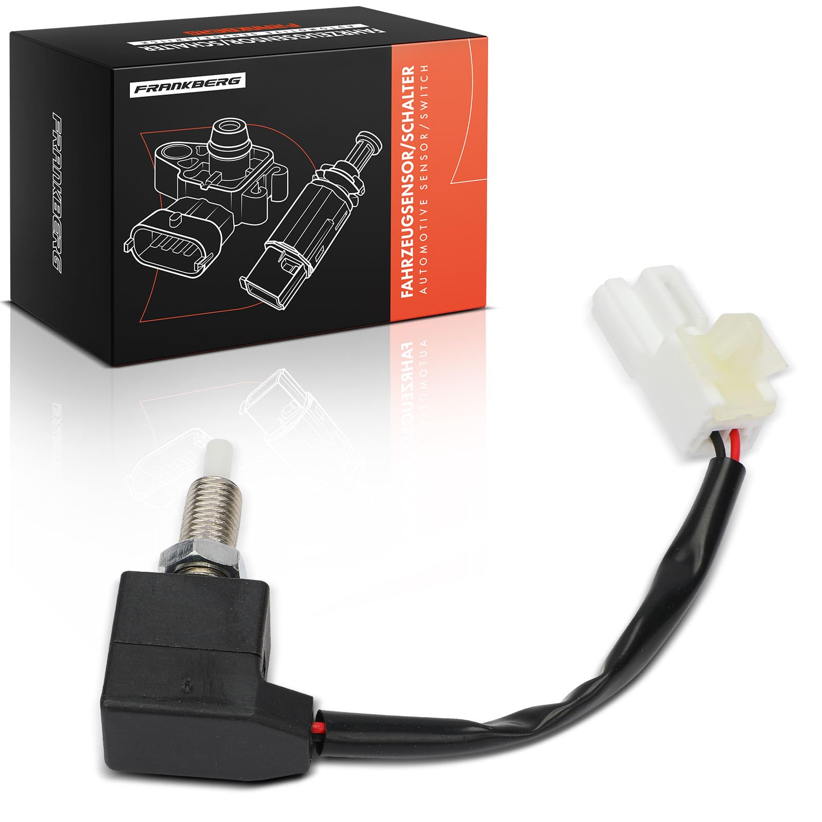 Frankberg Contacteur de pédale d'embrayage à 2 broches pour transmission | 938402E000; Compatible avec: Rio III UB, Soul AM, Venga YN, H-1 Voyage TQ, Picanto SA, Sonate VI YF, Sorento II XM
