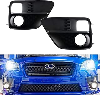 iJDMTOY Pair Left & Right Side Fog Lights Foglamps Bezel Covers ONLY For 2015-2017 Subaru WRX Base - coolthings.us