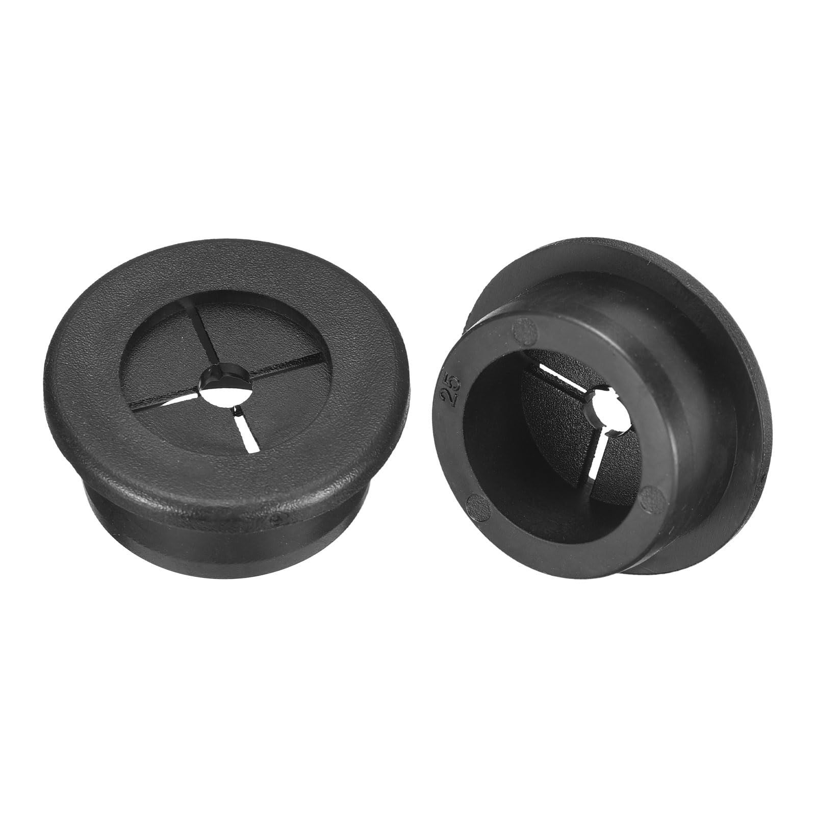 QUARKZMAN Kabeldoorvoer, 4 Stuks, 1-1/4 Inch  32 Mm  Bureaudoorvoer Kabeldoorvoerafdekking Kabelorganizer