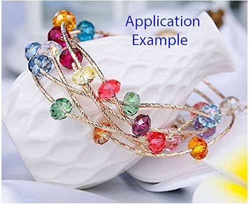 Miniatura 7 de Adabele - 100 cuentas de cristal de Rondelle sueltas facetadas austriacas de 0.315 pulgadas (0.315 in), espaciador de amatista, compatible con