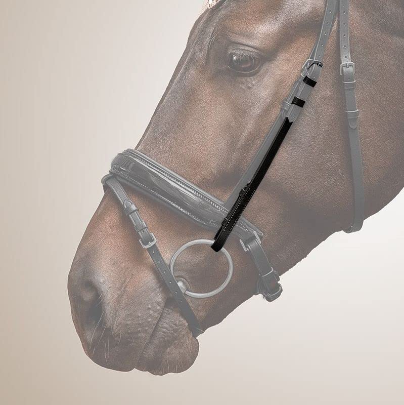 WALDHAUSEN S-Line Trensenzaum Sensation, WB Braun – Englisch Kombiniertes Reithalfter Mit Strasskette