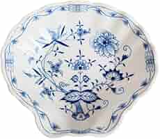 Meissen マイセン ブルーオニオン シェルプレート 皿 9_61 Meissen マイセン ブルーオニオン シェルプレート 皿 9_61