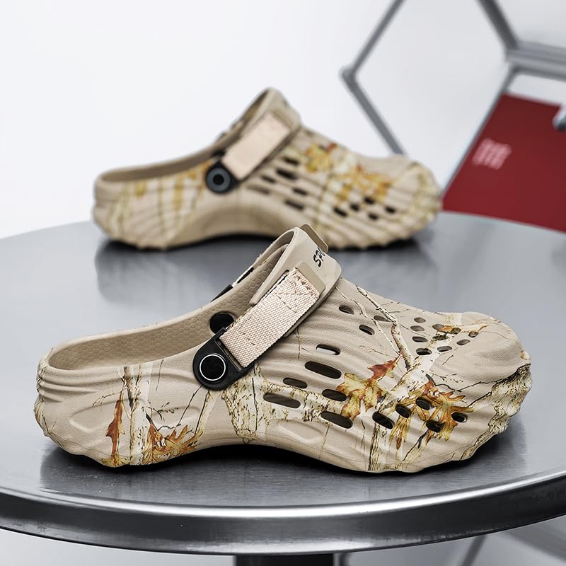 Image of Men's summer outdoor sports sandals water beach shoes casual slippers light and breathable couple slippers