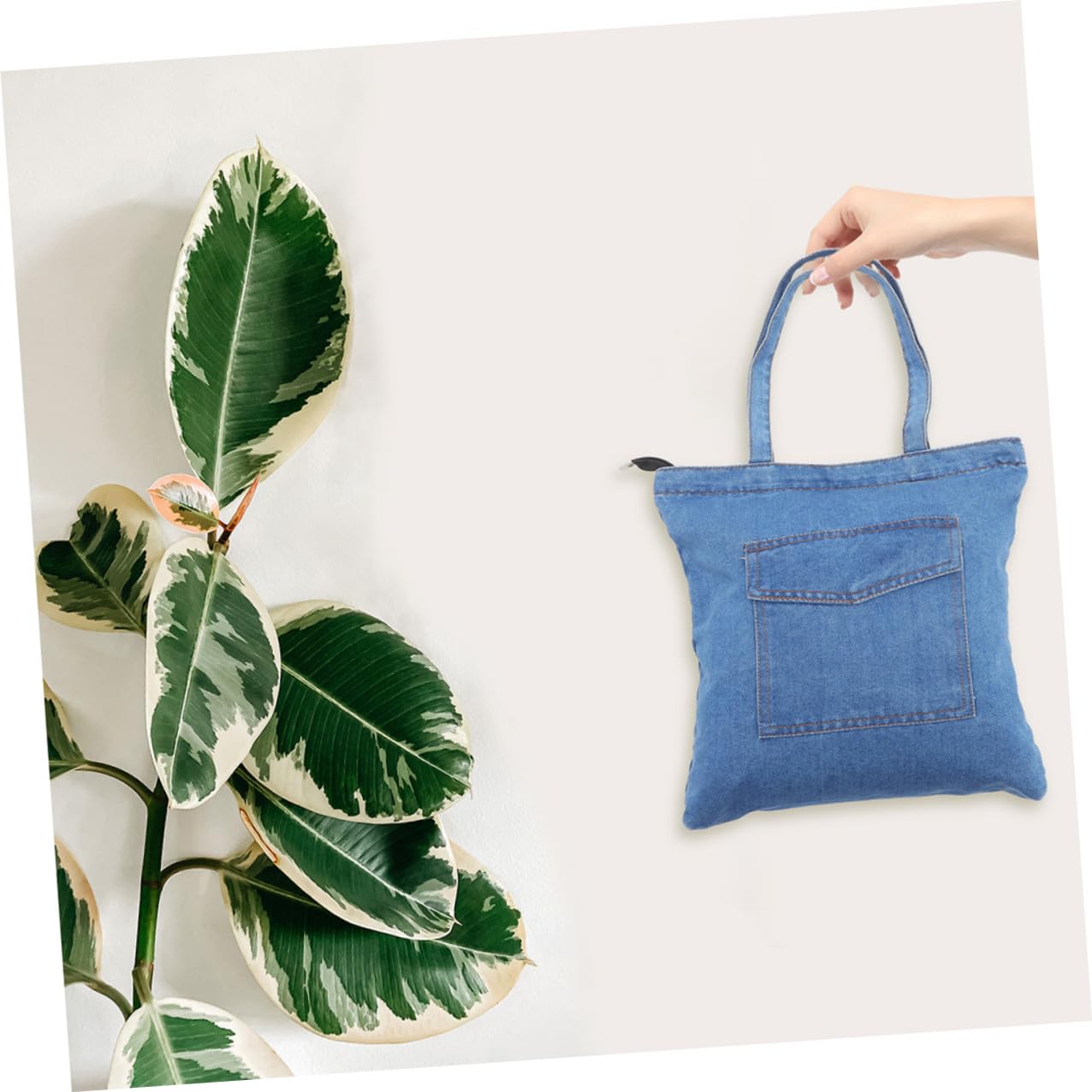 ifundom Borsa Tracolla Donna in Denim Grande Capacità, Leggera e Versatile, Spalla Singola Comoda per Uso Quotidiano e Lavoro, Design alla Moda Unico