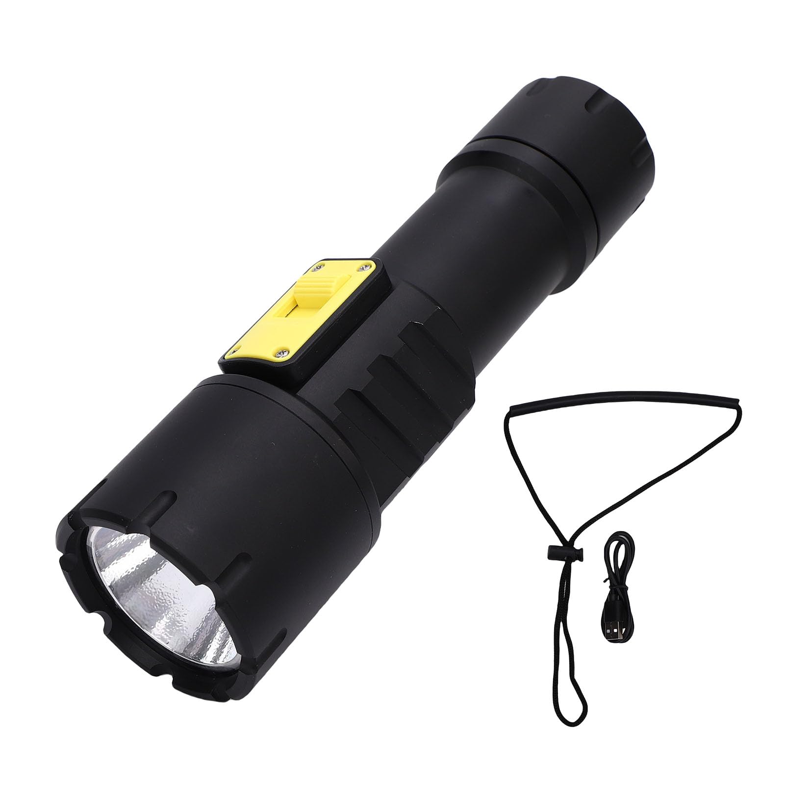Torcia Subacquea a LED per Immersione, Super Luminosa, Impermeabile, Sommergibile per Subacquei, in Lega di Alluminio