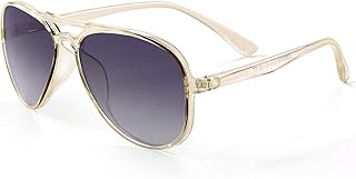 Polarized Kids Aviator Sunglasses Lightweight TR90 Frame Eyewear UV400 Protection for boys and girls aged at 5-10
