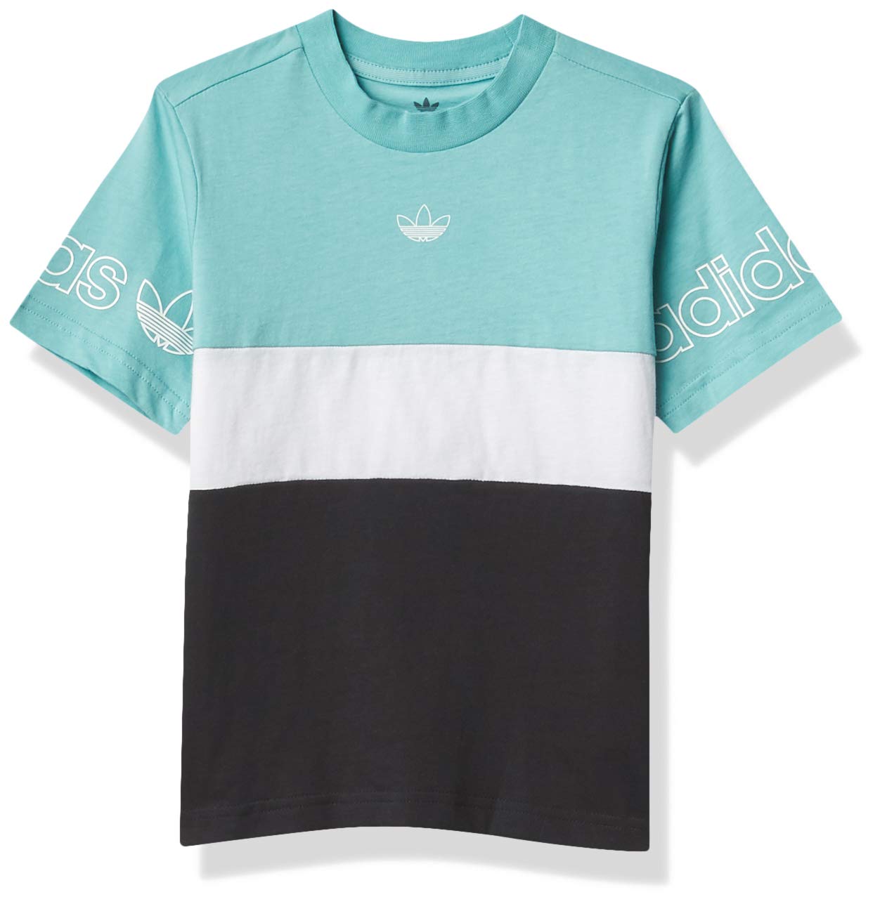 adidas Originals unisex-youth Panel Tee Blue Spirit XX-Small