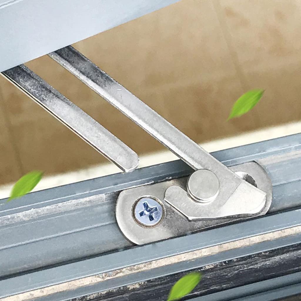 Tope de Ventana Restrictor de Ventana Cierre de Seguridad para niños con Tornillos de fijación Juego de Protector de Cierre de Bloqueo de Seguridad Derecho (Color : B)