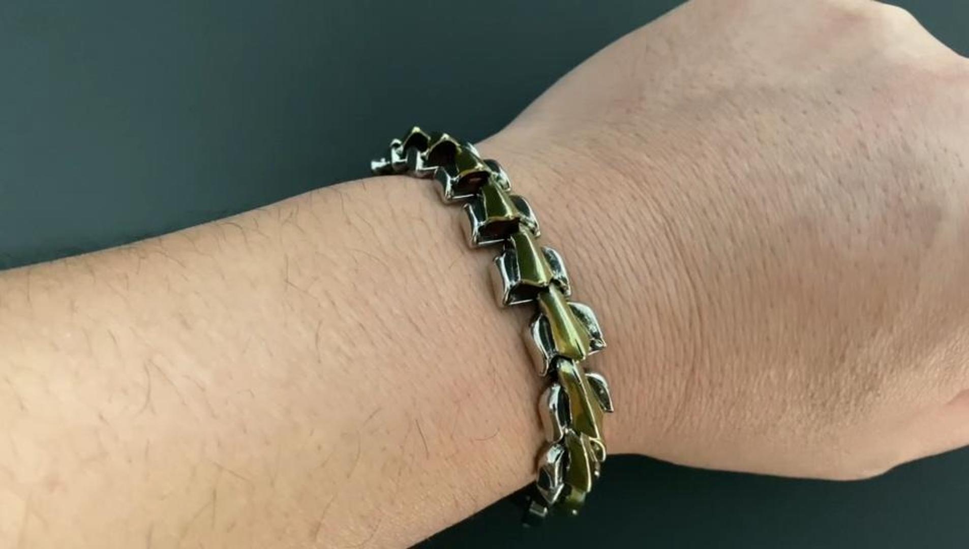 Pulsera Dragón de Acero Inoxidable para Hombre miniatura 5