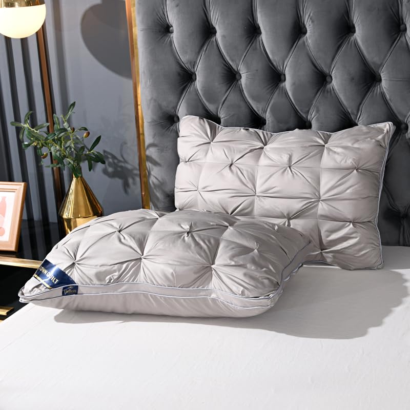 Set 2 Almohadas de Algodón 76x48 cm Suave
