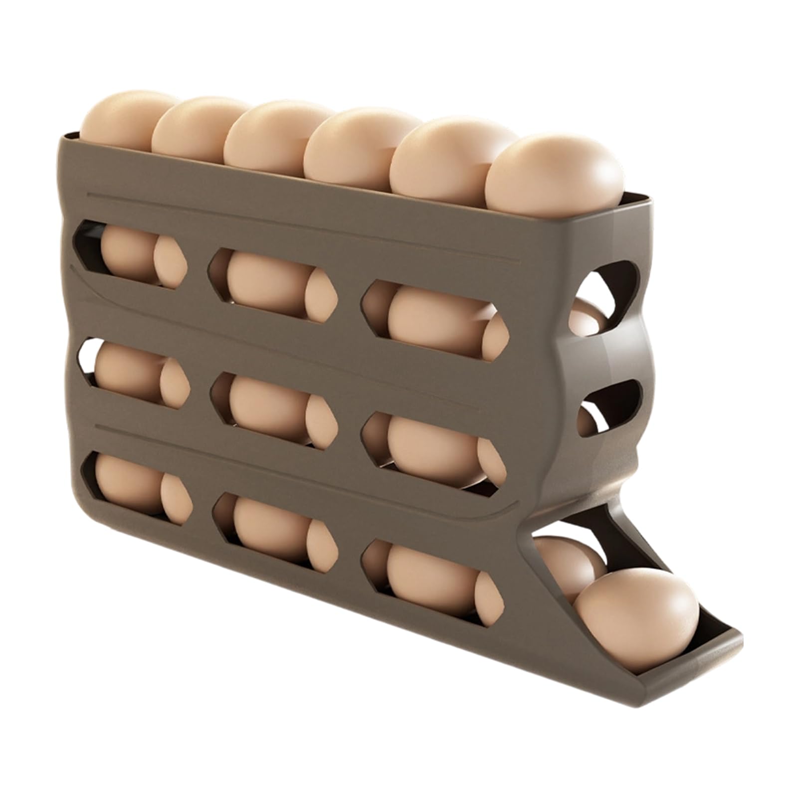 LUCKGONI Eggs Storage Container With Stackable For Organized Kitchen And Refrigerator Space Saving