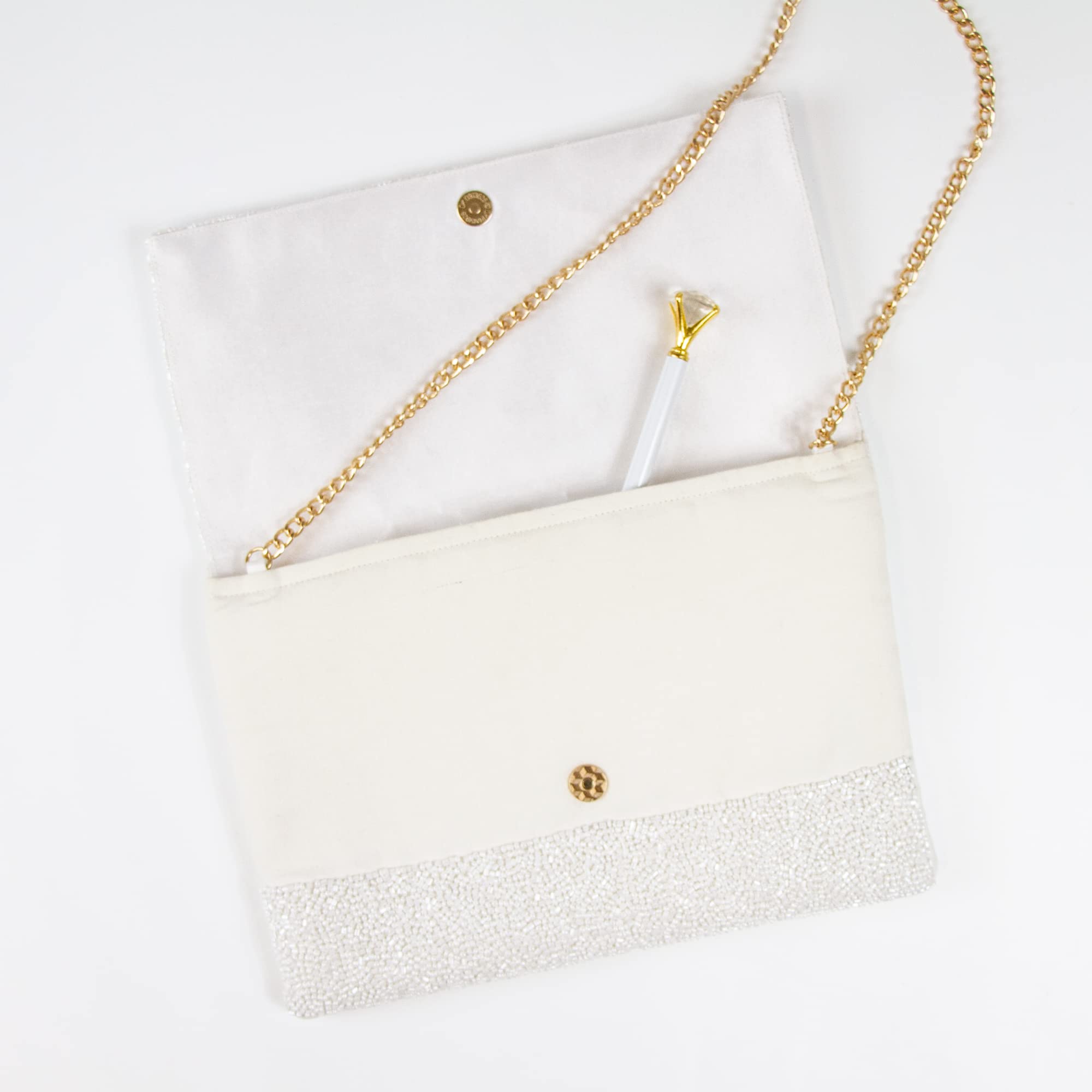 Wifey for Life, pochette per moglie, pochette da sposa, borsetta con perline a mano, regali per fidanzamento, addio al nubilato, addio al nubilato, feste di matrimonio