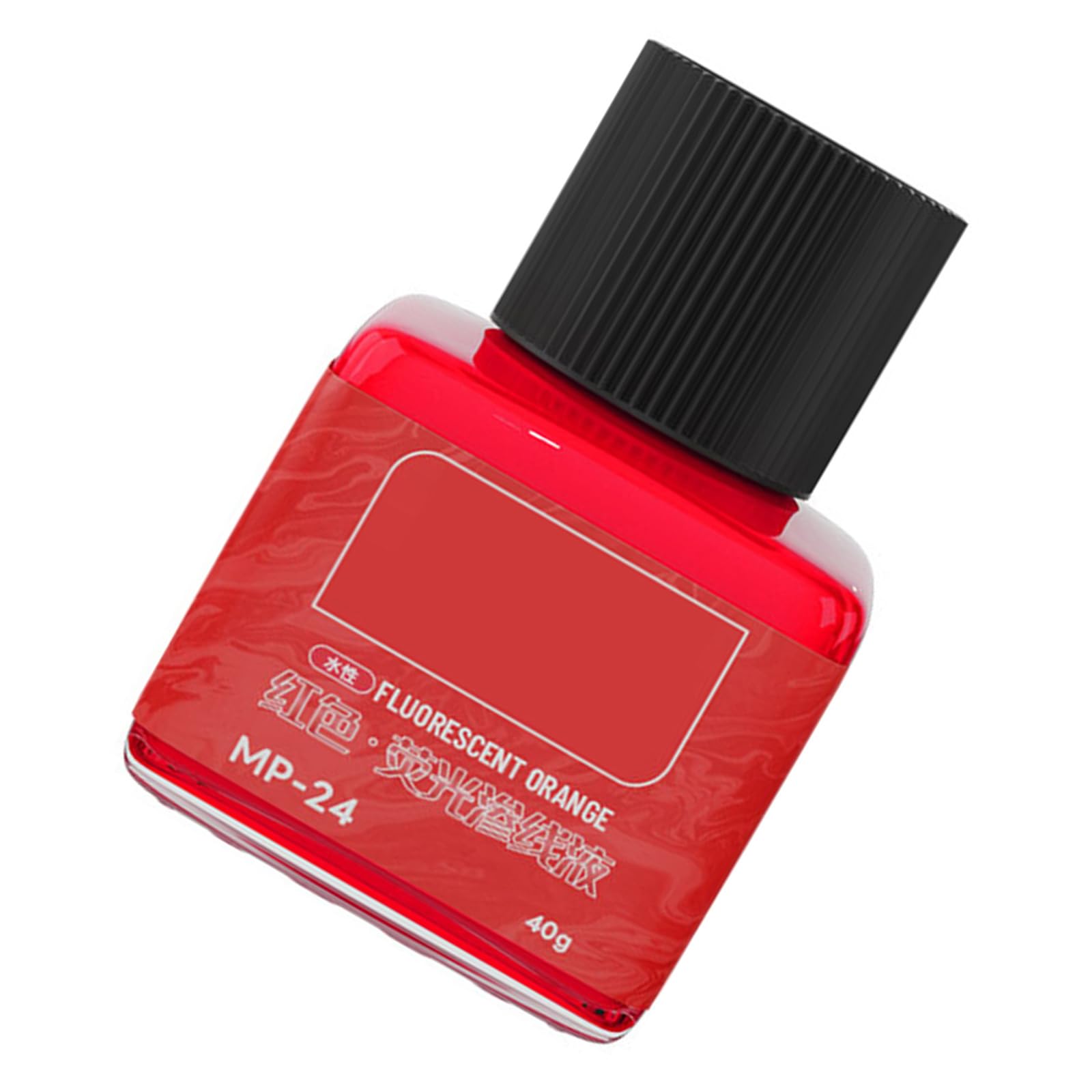 Ziddar Red Fluorescent Blue Liquid 40Ml With Long Time Glow Glow In Dark Paint For Designers And Nighttime Activity