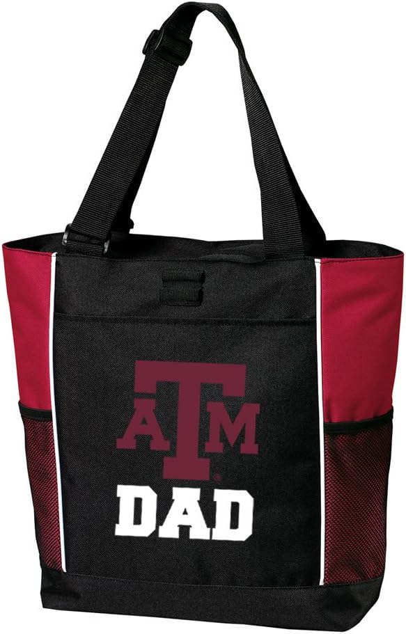 Broad Bay Texas A&M Dad Tote Bags Red Texas A&M Aggies Dad Totes Beach Travel