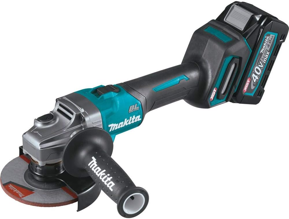 MAKITA 40V MAX XGT BRUSHLESS Cordless 4-1/2/5 in. Angle Grinder KIT with Electric Brake 4.