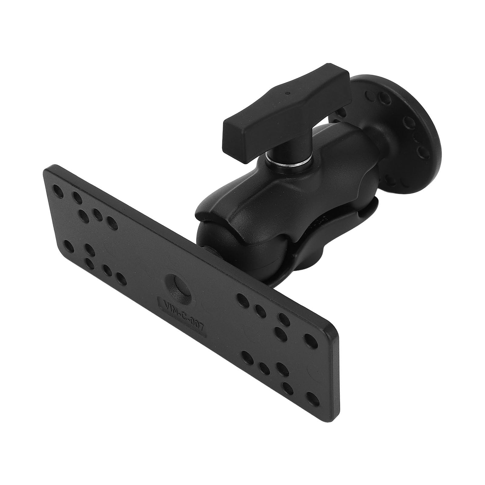 Asixxsix Uchwyt do Echosondy, Aluminiowy Uchwyt Ramowy Klasy Morskiej, Elektronika Morska z Obrotem o 360 Stopni dla GPSMAP Plus ECHOMAP HDS Carbon HDS LIVE i większość Lokalizatorów Ryb i