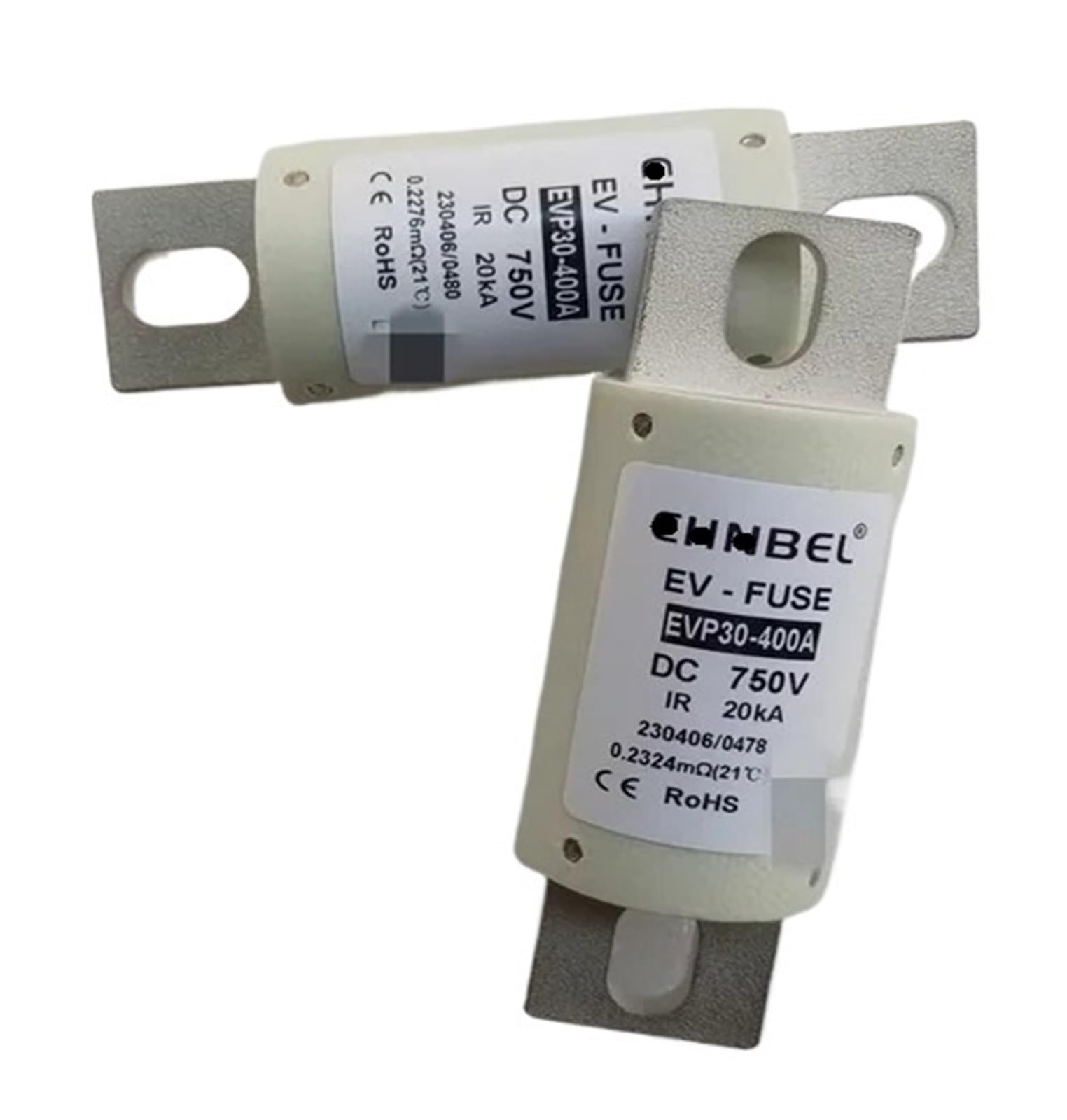 Fusibles cartouches de protection type EVM-B-500A DC600V pour reseaux DC