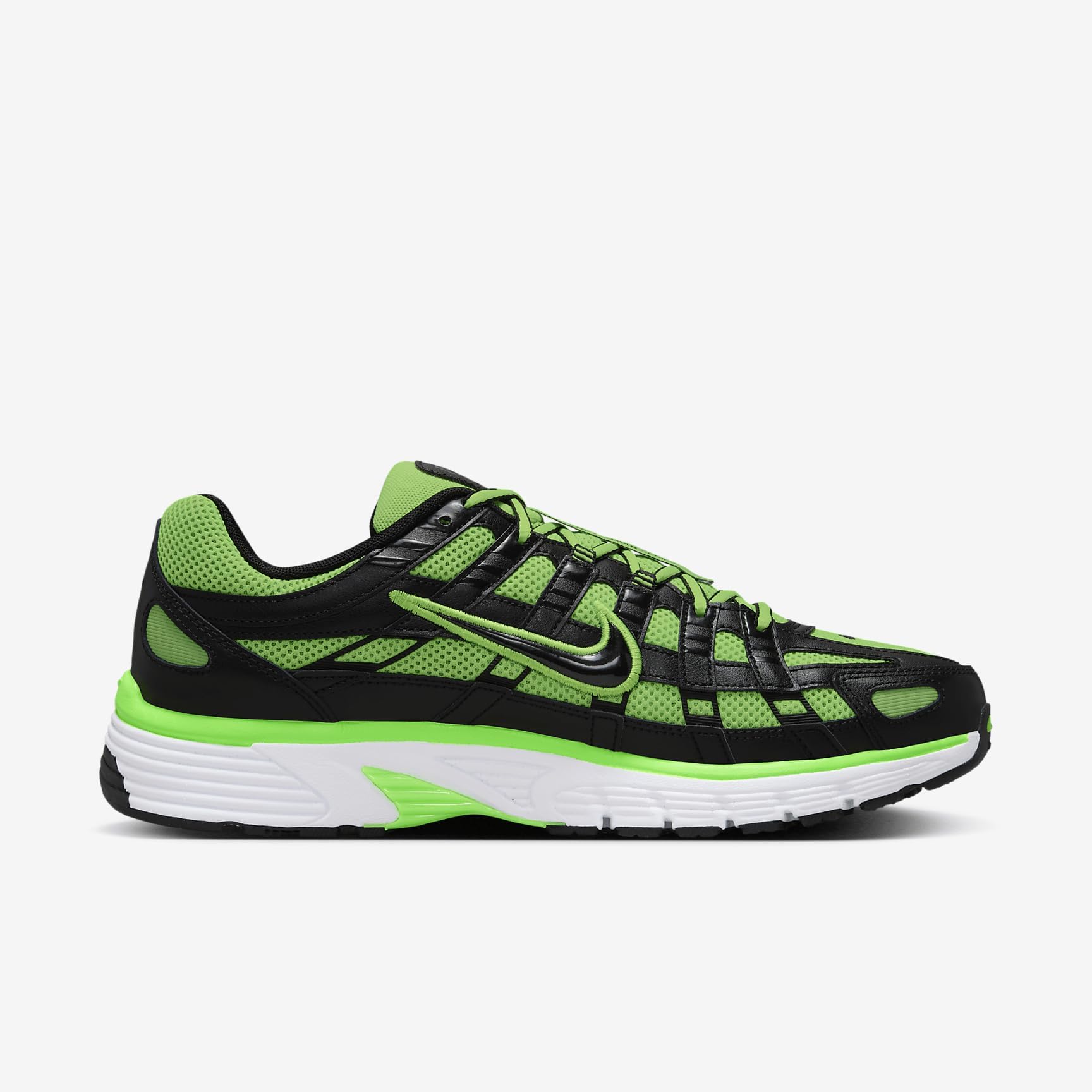Nike P-6000 Men's Shoes (CD6404-300, Green Strike/White/Metallic Silver/Black) Size 9.5