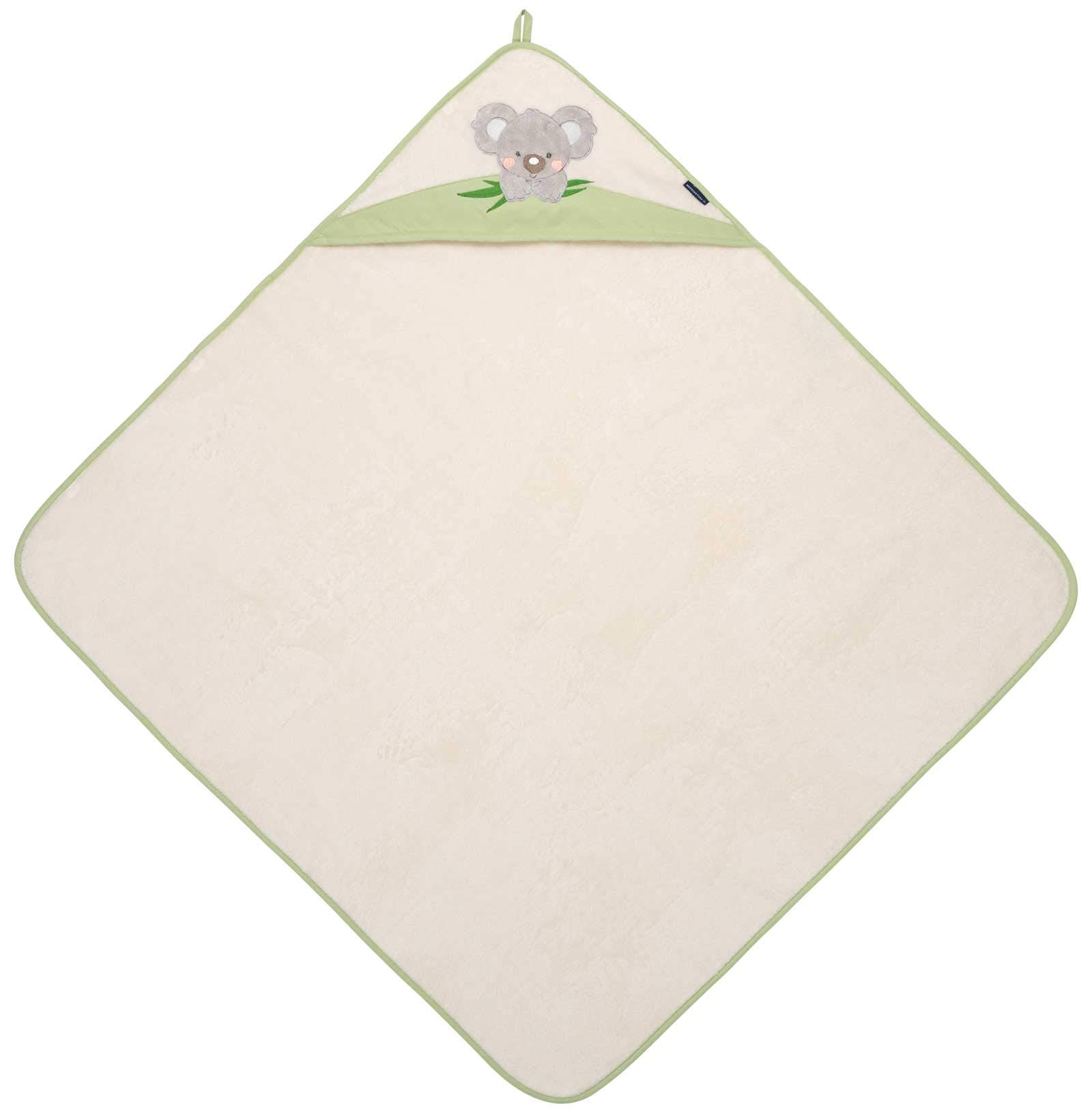 Morgenstern Kinder Kapuzenhandtuch 100x100 Koala grün
