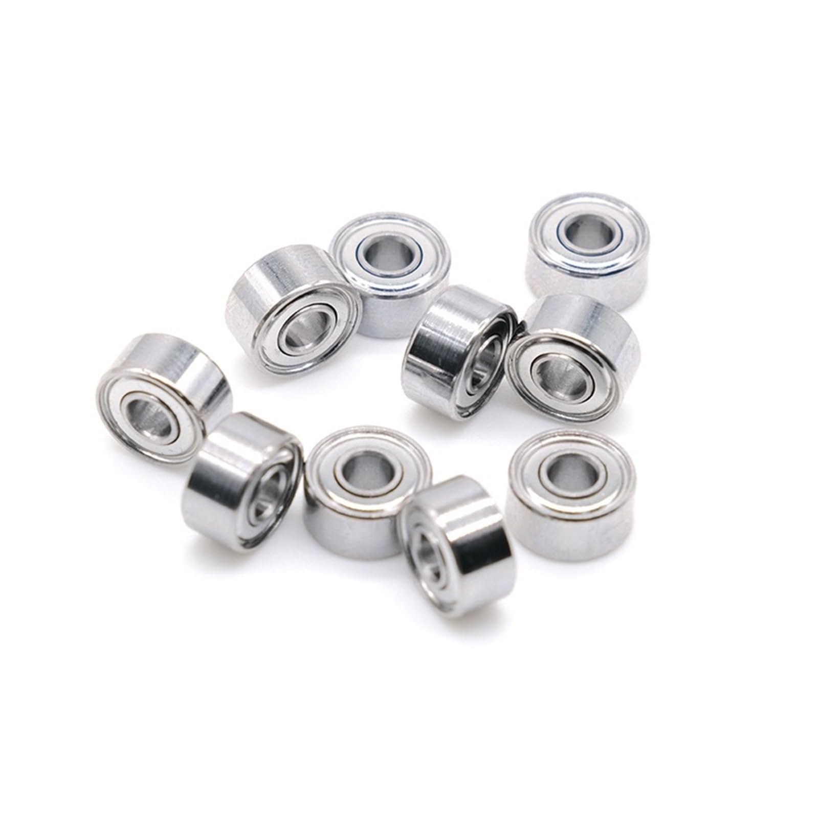 Roulements rigides à billes Lot de 10 roulements à billes hybrides en céramique et acier inoxydable ABEC-7 S693ZZ CB 3 x 8 x 4 mm SUS440C