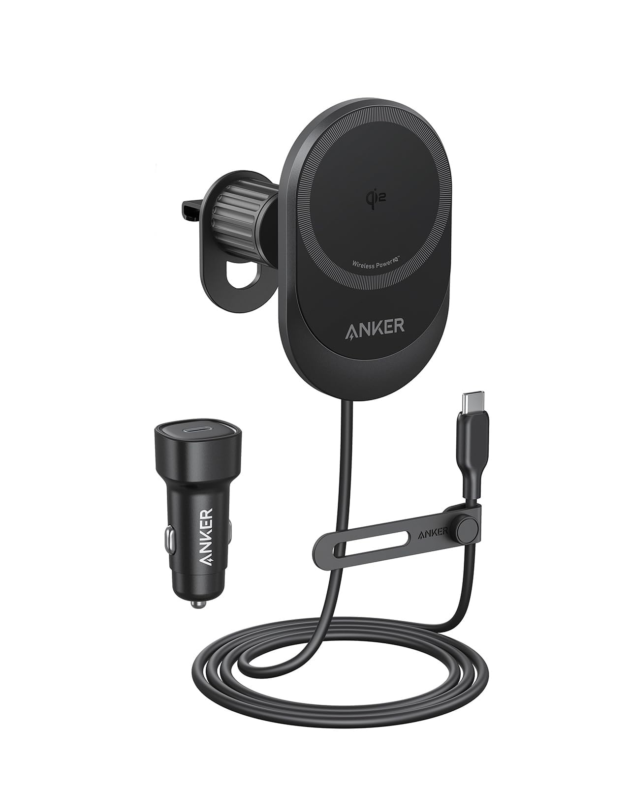 Anker Prime MagSafe Car Mount Charger, Qi2 25W Certified Wireless Car Charger with TEC Cooling, Strong Magnets, Air Vent Mount for iPhone 17-12 Series (Check Vent Compatibility) (A2932)