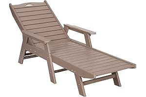 nalone Chaise Lounge Outdoor - The Ultimate Heavy-Duty Relaxation Solution for up to 400 lbs