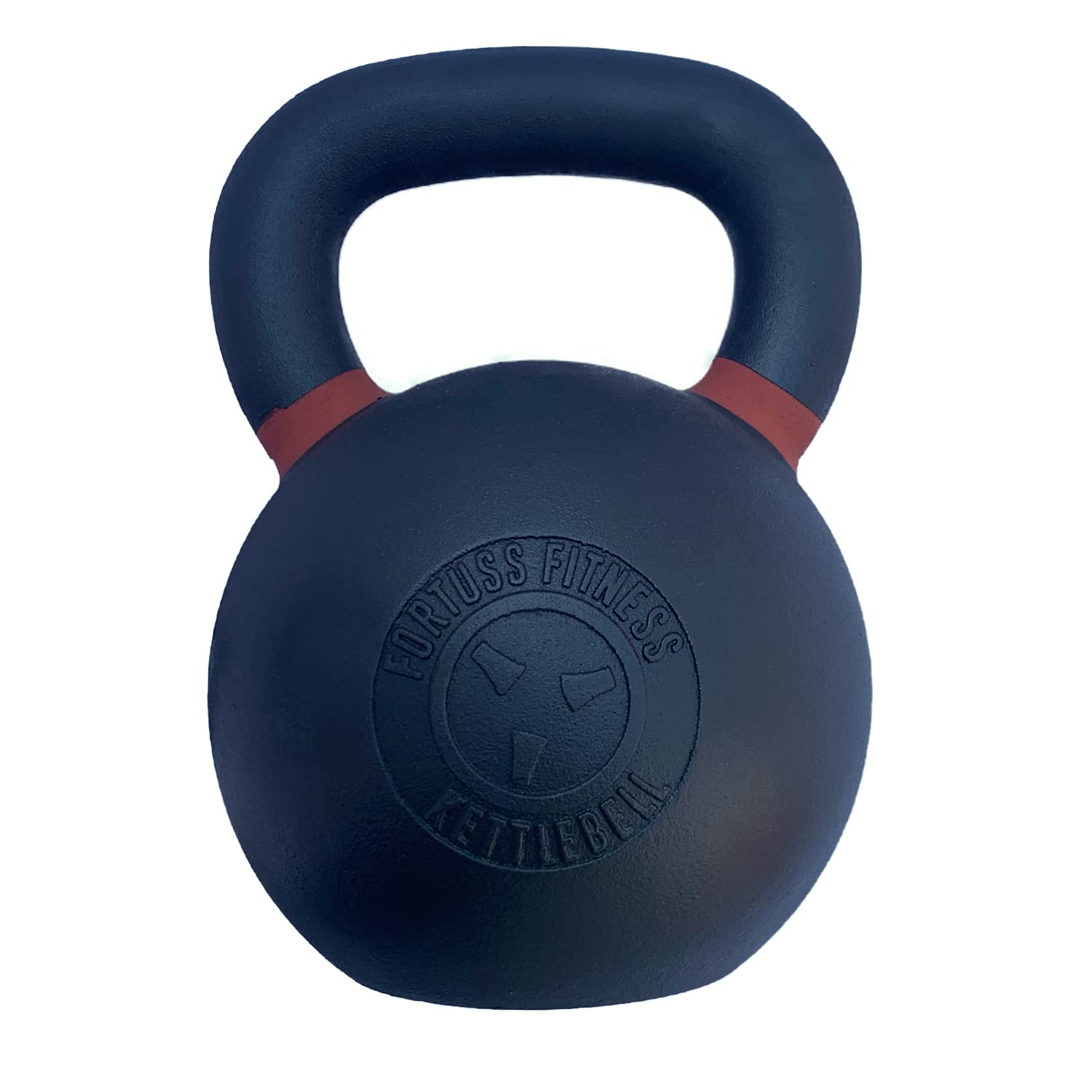 Cast Iron Powder Coated Kettlebell 28 KG – Color Coded Handles - Strength Weight Training - Crossfit Functional Fitness - Home Gym Workout Equipment, Sizes 6 KG - 56 KG