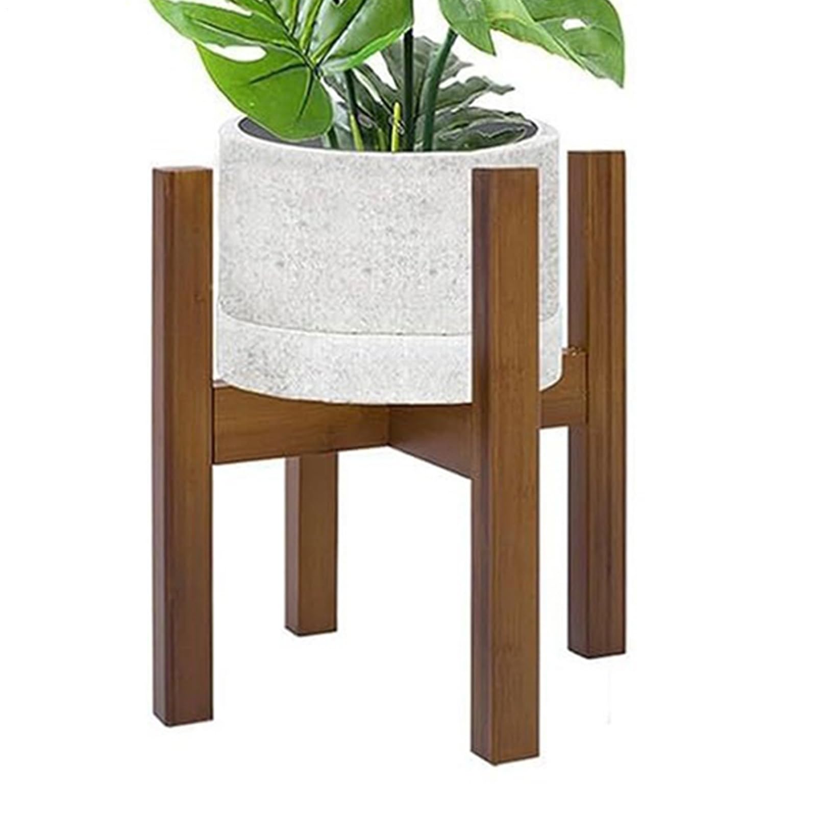Support de présentation de fleurs en bois pour balcon et décoration végétale du salon