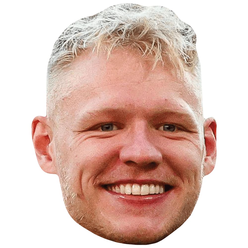 Aaron Ramsdale (Smile) Celebrity Mask, Flat Card Face, Fancy Dress Mask