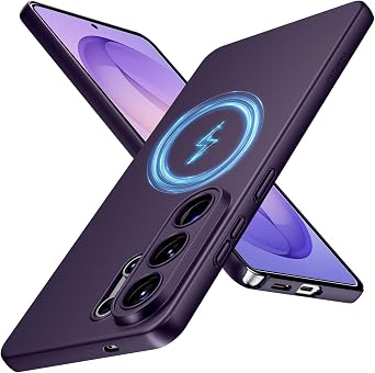 ORNARTO Ultra-Thin Magnetic for Samsung Galaxy S26 Ultra Case Compatible with MagSafe, Slim & Lightweight Hard PC S26 Ultra Phone Case with Camera Protection, Anti-Scratch Matte Finish, Purple