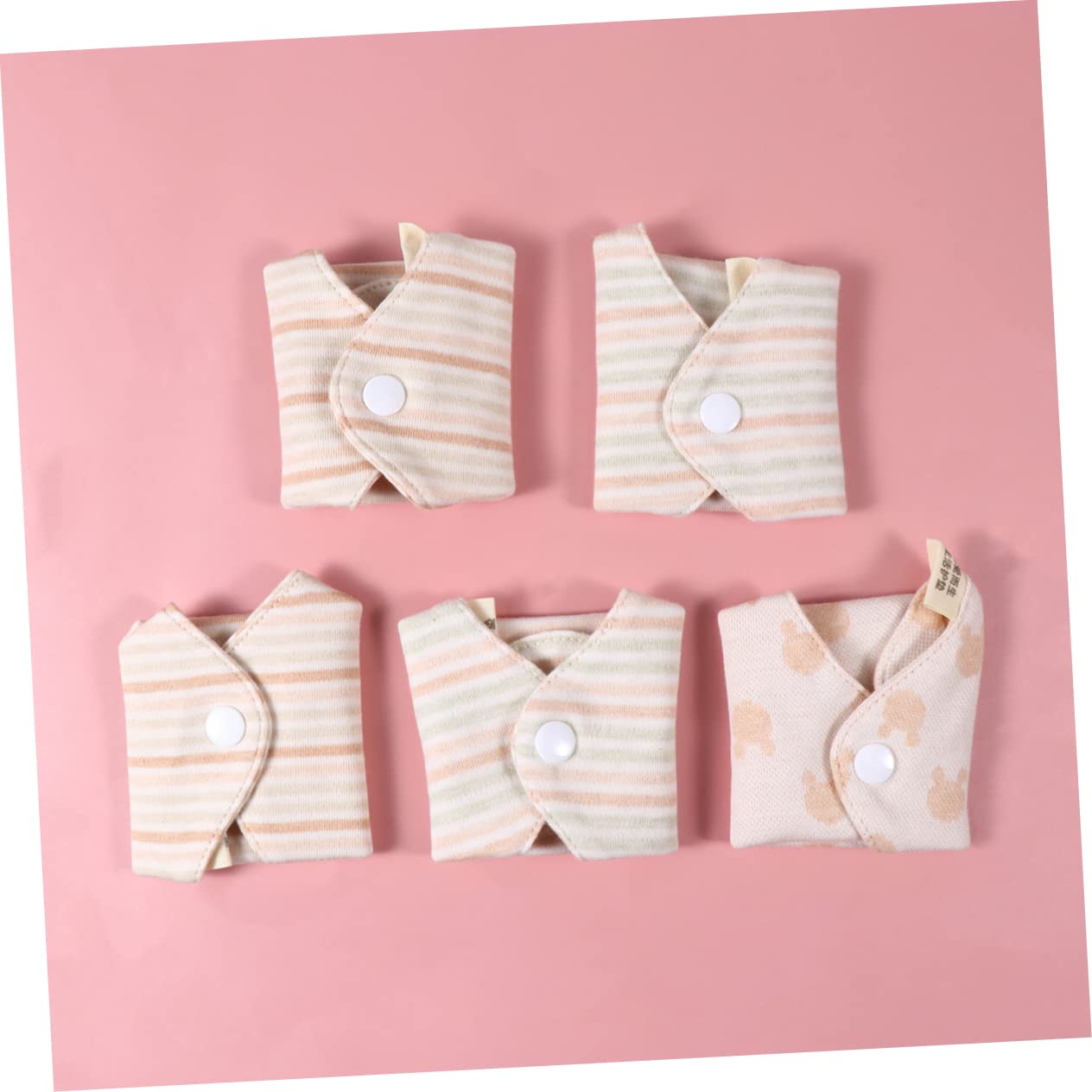 ORFOFE 3er-set Waschbare Binden Für Frauen Wiederverwendbare Bio-slipeinlagen Dünne Menstruationsbinden Starke Saugfähigkeit Atmungsaktiv Und Bequem 5 Stück X 3 Zufälliger Stil