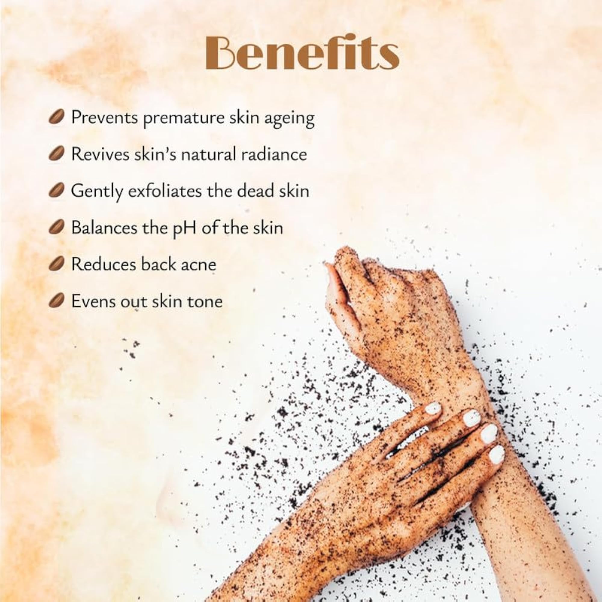 Coffee Body Scrub for Tan Removal & Soft-Smooth Skin