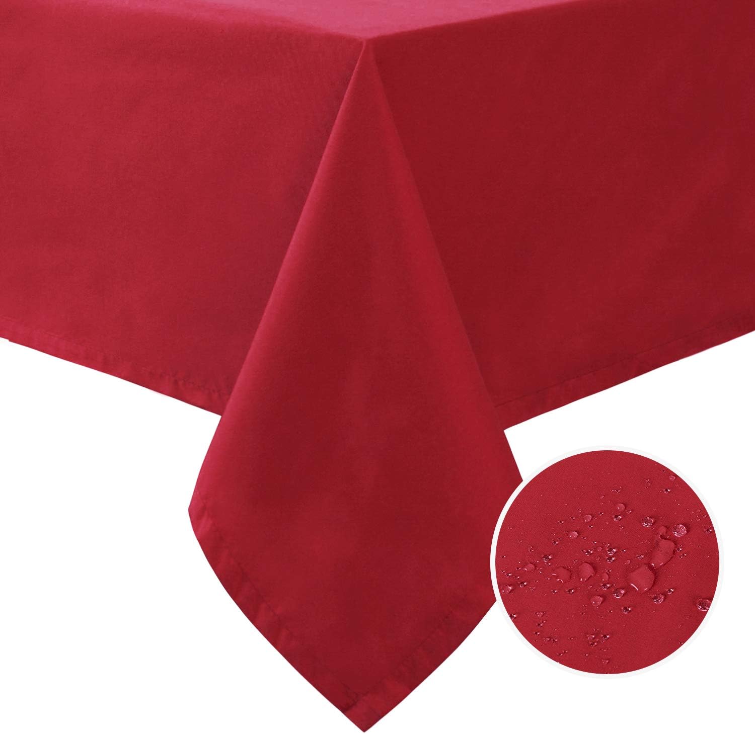 Authentic Crazy Deals Hiasan Waterproof Square Tablecloth with Black TPU Backing - Leakproof and Spillproof Washable Fabric Table Cloth for Dining Kitchen Outdoor Picnic, Navy Blue, 54 x 54 Inch Best Cyber Deals 🔥 Hiasan Waterproof Square Tablecloth with Black TPU Backing - Leakproof and Spillproof Washable Fabric Table Cloth for Dining Kitchen Outdoor Picnic, Navy Blue, 54 x 54 Inch