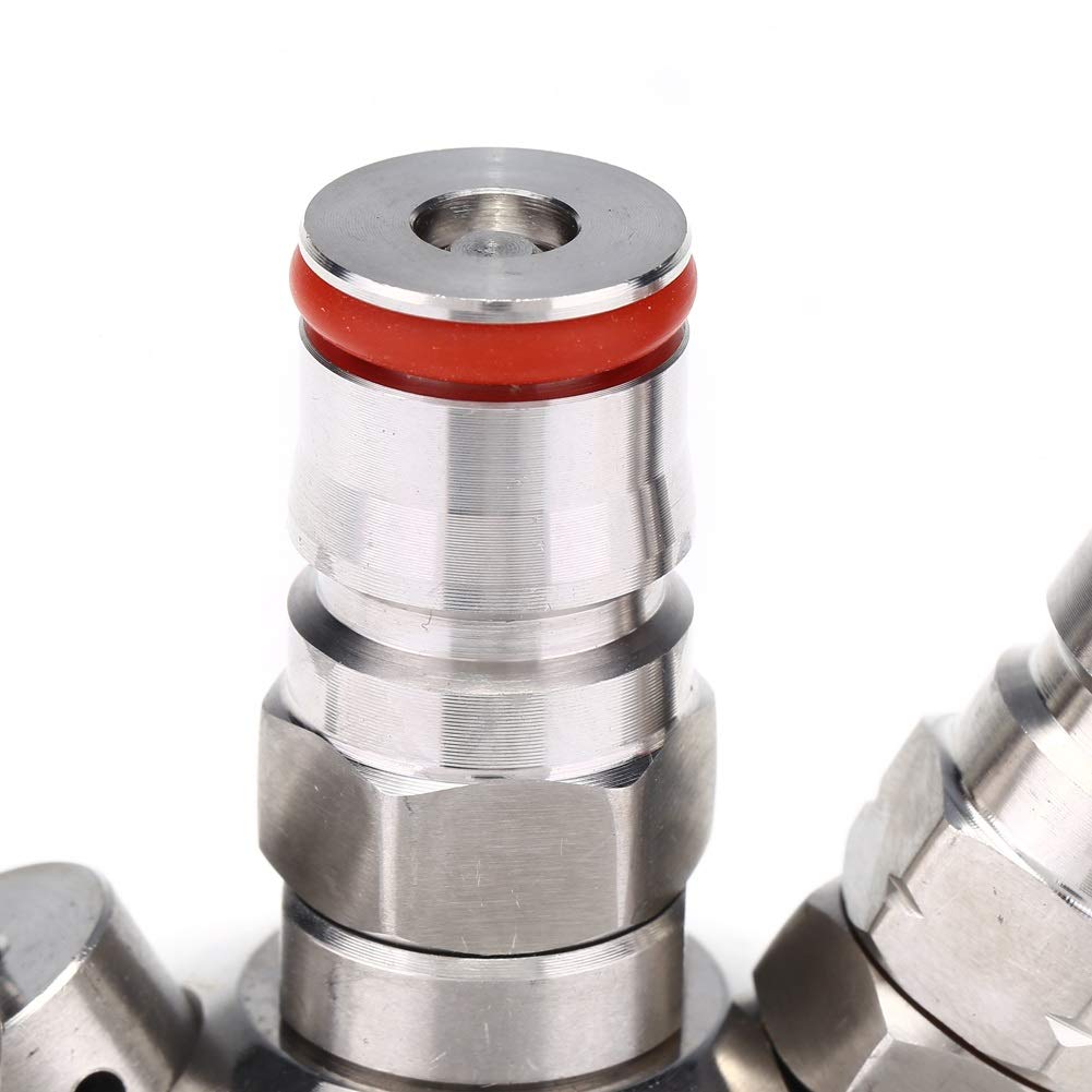 Vobor Mini dispensador de la Cerveza del barrilete, Conector apropiado rápido de la Lanza de la Cerveza del Acero Inoxidable para la Marca casera Mini dispensador del barrilete