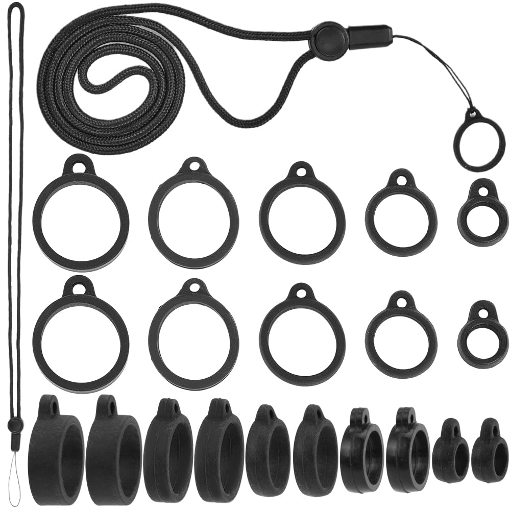 Cordon anti-perte pour pendentif et collier avec anneaux réglables CRASPIRE - 7
