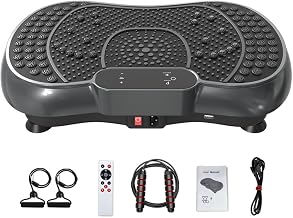 Training Vibration Platform, 2026 Model with Resistance Bands, 250 Adjustable Speeds for Whole Body Workout
