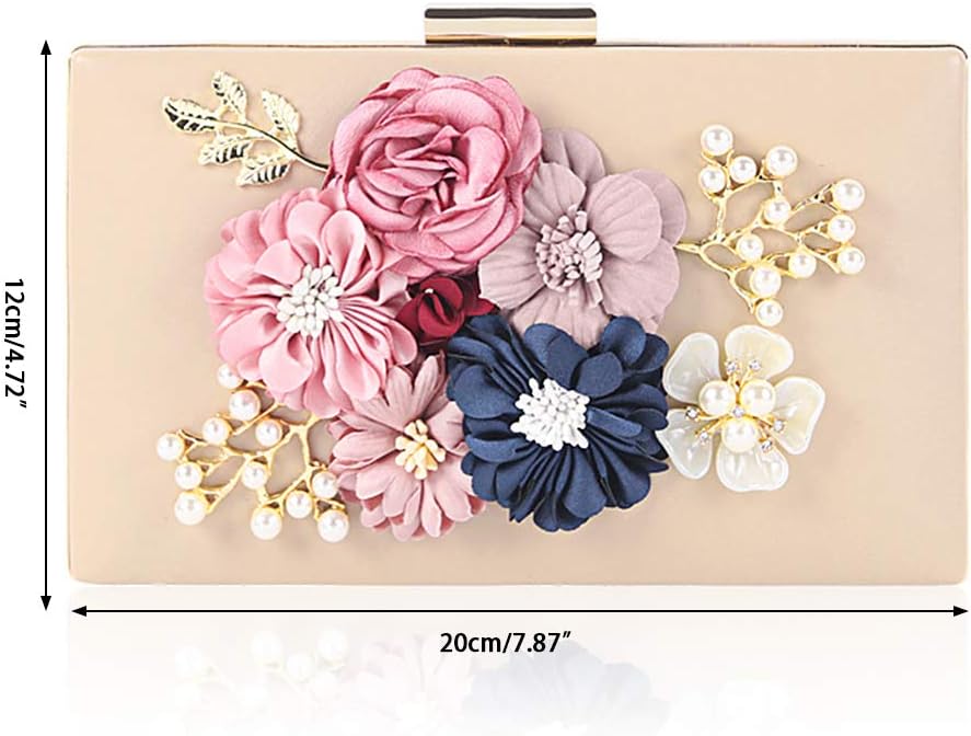 pochette fiori viola