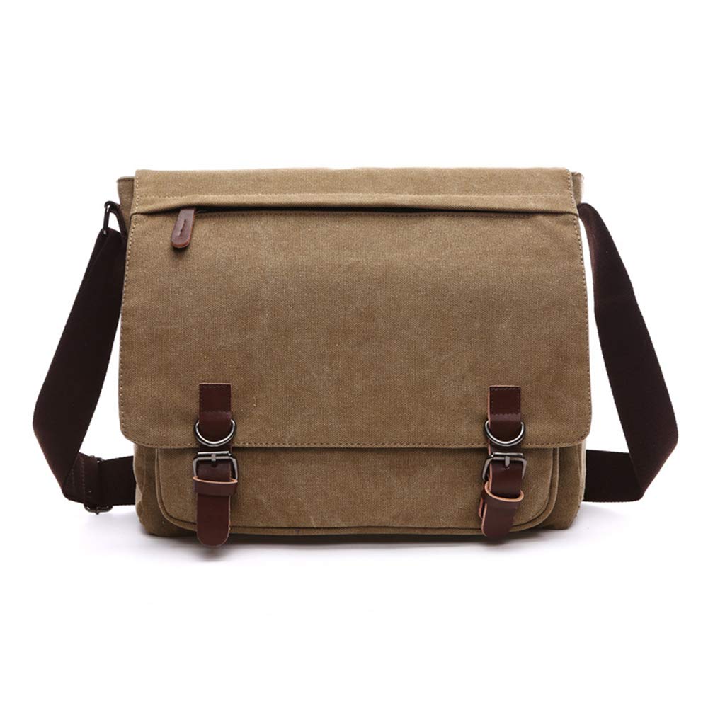Bolso Bandolera de Hombro Lienzo Laptop Maletín Bolsa para la Escuela