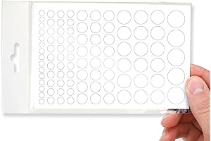 95-Pack Privacy Webcam Covers, Glossy White Vinyl
