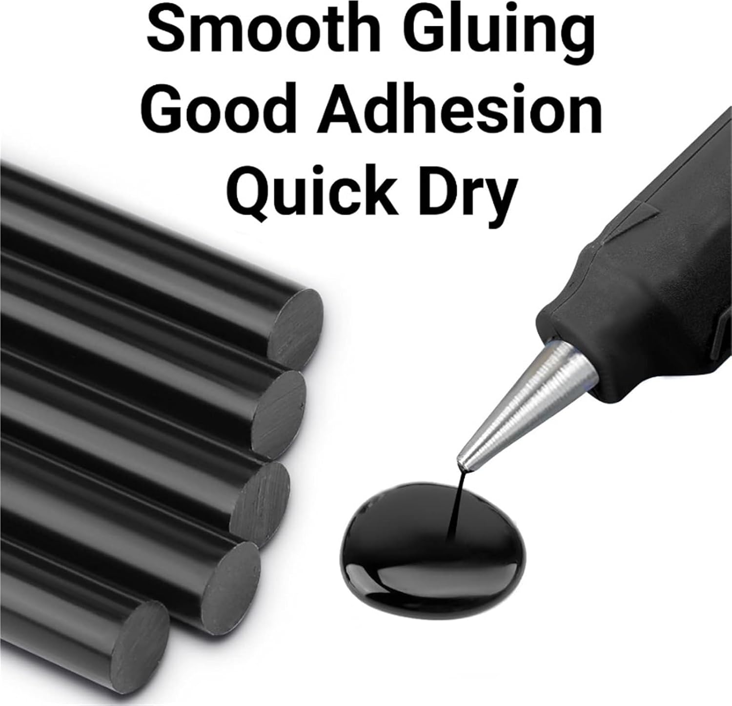 Hot Melt Glue Sticks 100pcs 7/11mm Car Hot Melt Glue Sticks Body Dent Paintless Removal Repair Strips Kits for DIY Craft(7X200mm)